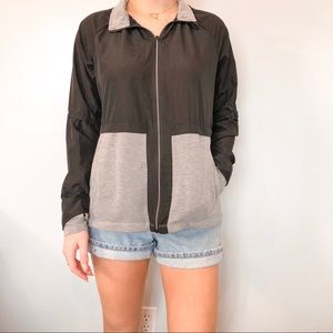 Colorblock windbreaker